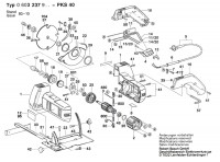 Bosch 0 603 237 942 PKS 40 Circular hand saw 240 V / GB Spare Parts PKS40